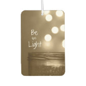 Be 感動的 the Light引用文 カーエアーフレッシュナー (正面)