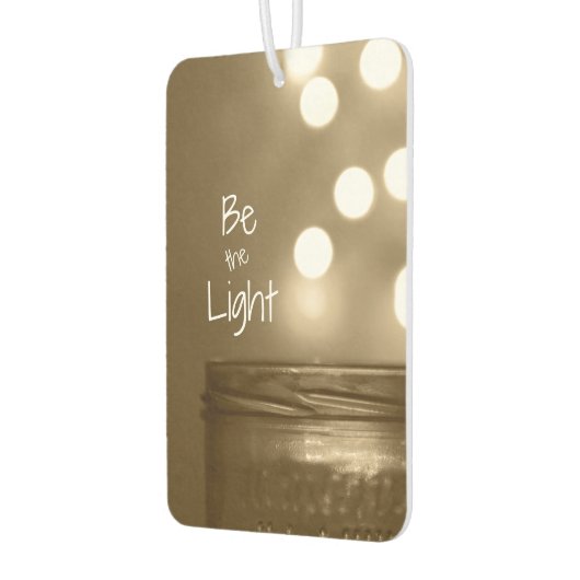 Be 感動的 the Light引用文 カーエアーフレッシュナー (左)