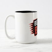 Be 最高の Your - Two-Tone Mug (15 oz) ツートーンマグカップ (左)