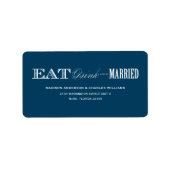 & BE 結婚した |住所 シール (正面)