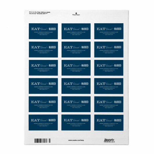 & BE 結婚した |住所 シール (フルシート)