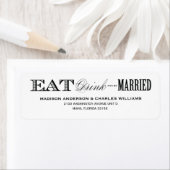 & BE 結婚した |差出人住所ラベル ラベル (インサイチュ)