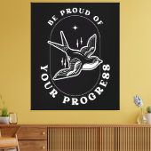 Be 誇りを持った Your Progressやる気を起こさせる引用文 キャンバスプリント (インサイチュ (リビング))