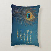 Be 誇りを持ったof Your ユニーク Colors - 感動的 アクセントクッション (裏面(縦))