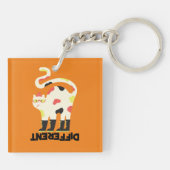 Be 違うおもしろいファンキーデザイン キーホルダー (裏面)