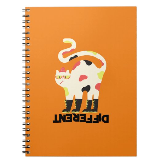 Be 違うおもしろいファンキーデザイン ノートブック (正面)