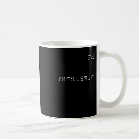 Be 違う引用文感動的モチベーション コーヒーマグカップ (右)