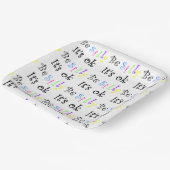 Be 間抜け It's Ok紙プレート ペーパープレート (傾斜あり)