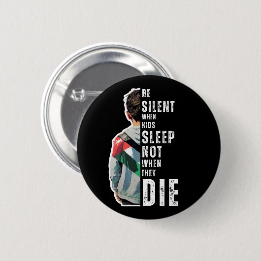 BE 静か 缶バッジ (正面&裏面)