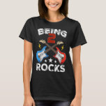 Be 2 Rocks Guitar 2nd Birthday Boy Kids Tシャツ<br><div class="desc">Be 2 Rocks Guitar 2nd Birthday Boy Kids</div>