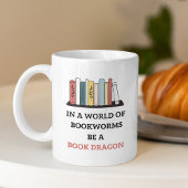 Be a Book Dragon Mugブックラバーギフト コーヒーマグカップ