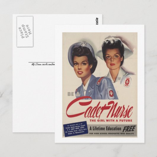 Be a Cadetナース ポストカード (正面/裏面)