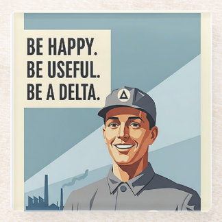 Be A Delta -マウスパッド ガラスコースター