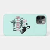 Be A Flamingo In A Flock of Pigeons-27308 Case-Mate iPhoneケース (裏面(横))