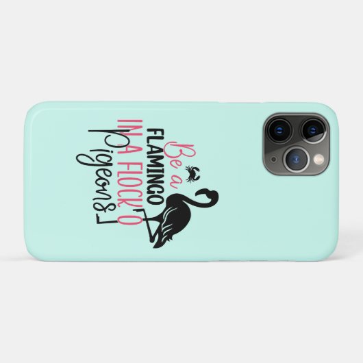Be A Flamingo In A Flock of Pigeons-27308 Case-Mate iPhoneケース (裏面(横))