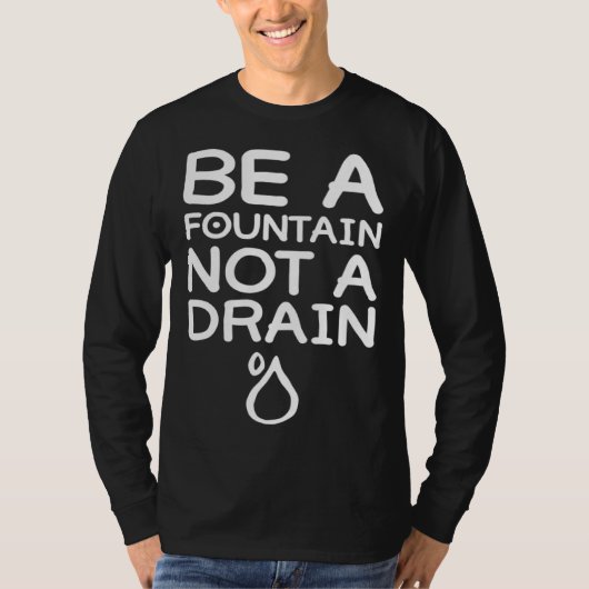 Be A Fountain  Graphic Light  Men Women Tシャツ (正面)