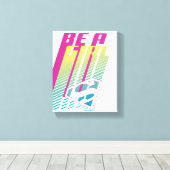 "Be A Girl" Supergirl Graphic キャンバスプリント (インサイチュ (ウッドフロア))