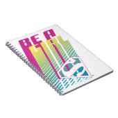 "Be A Girl" Supergirl Graphic ノートブック (右側)