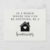 Be a Homeownerマーケティング実在不動産 ポストカード (正面)