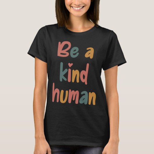 Be A Kind Human Bible Lesson Christian Faith Jesus Tシャツ (正面)