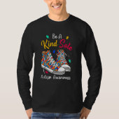 Be A Kind Sole自閉症意識R Ainbow Tr Endy Tシャツ (正面)