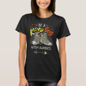 Be A Kind Sole Autism Awareness Rainbow Puzzle T Tシャツ (正面)