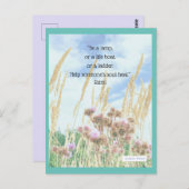 「Be a Lamp」瑠美引用文はがき ポストカード (正面/裏面)