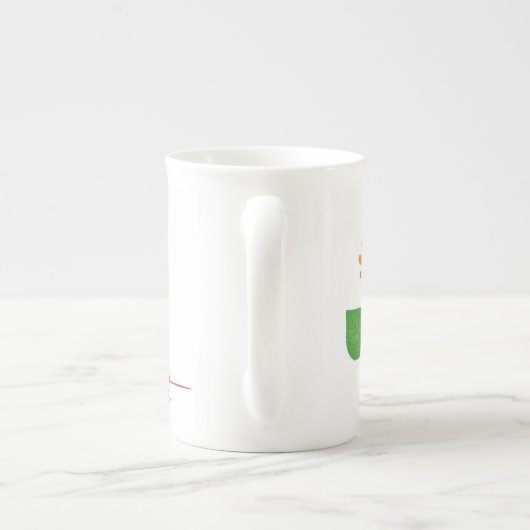 Be a Life Artistやる気を起こさせる引用文、離れ ボーンチャイナマグカップ (裏面)