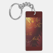 Be A Light Bordeaux Mel Mae Schmidt Stationery キーホルダー (正面左)