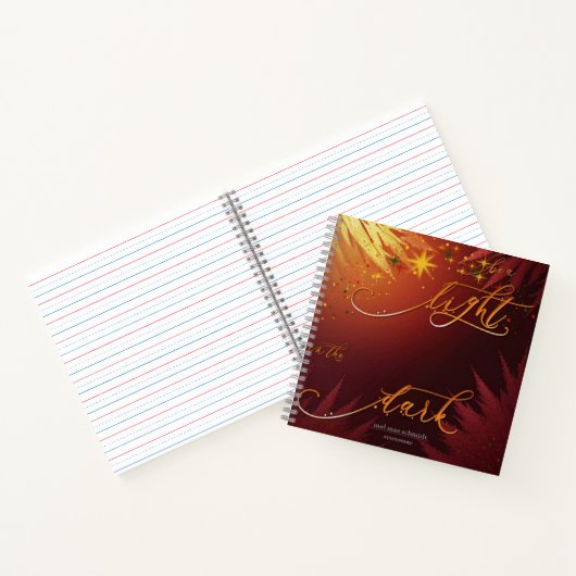 Be A Light Mel Mae Schmidt Stationery ノートブック (内部)