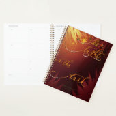 Be A Light Red-Gold Mel Mae Schmidt Stationery プランナー手帳 (ディスプレー)