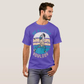 Be A Little Boulder Retro Climbing Bouldering Tシャツ (正面フル)