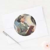 「Be A Marine」募集ポスター画像 ラウンドシール (封筒)