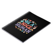 Be a Nice Human - Kinderness Rainbow Peace引用文 ノートブック (左側)