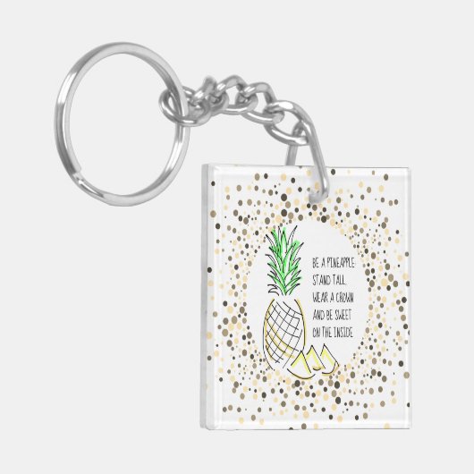 Be A Pineapple キーホルダー (正面左)