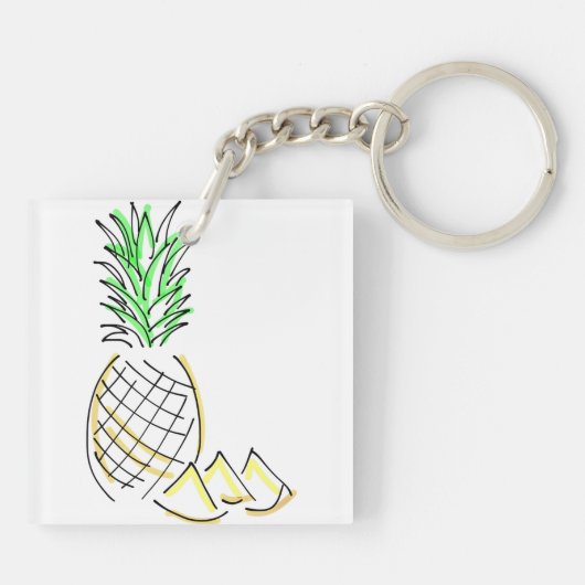 Be A Pineapple キーホルダー (裏面)