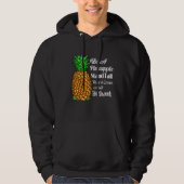 Be a Pineapple Stand Tall Wear a Crown and Be Swee パーカ (正面)