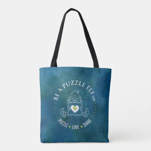 Be A Puzzle Elf - Tote トートバッグ (裏面)