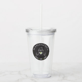 Be A Puzzle Elf — Water Bottle /Tumbler アクリルタンブラー