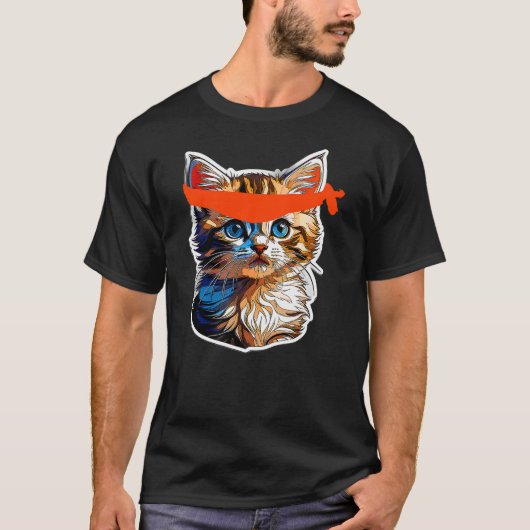 Be A Roaring Kitty Game The Stop Orange Bandana Me Tシャツ (正面)