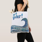 Be a Voter Tote トートバッグ (クローズアップ)