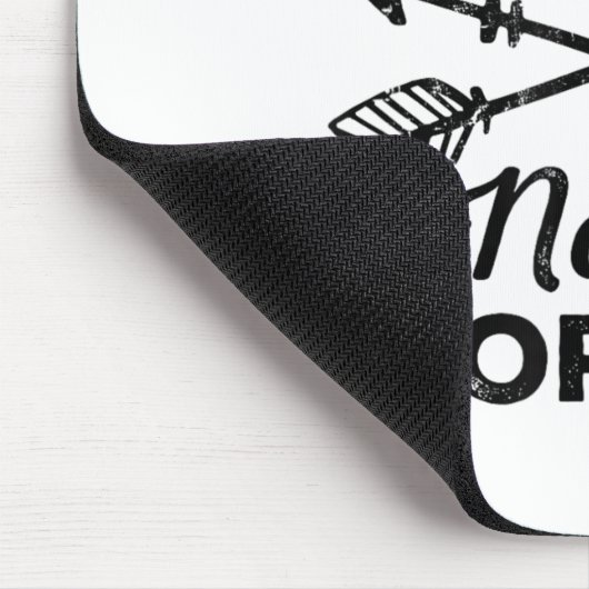 Be A Warrior Not A Worrier Motivational Insrationa マウスパッド (コーナー)