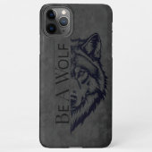 Be a wolf iPhoneケース (裏面)