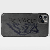 Be a wolf iPhoneケース (裏面横)