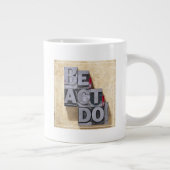 Be、Act、Do ジャンボコーヒーマグカップ (右)