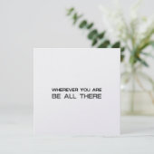BE ALL THERE 5.25 x 5.25 カード (スタンド正面)
