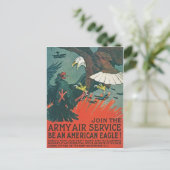 『Be an American Eagle』 RESTORED Army Air Poster ポストカード (スタンド正面)