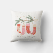 Be and Bright メリー Red & White Christmas Holiday クッション (裏面)