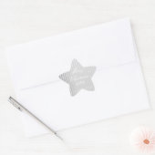 Be and Shine Brightメリーステッカー 星シール (封筒)