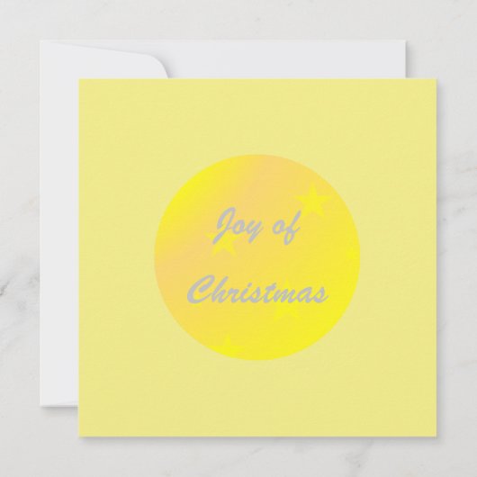 Be and Shine Brightメリー Flat Greeting Card カード (裏面)